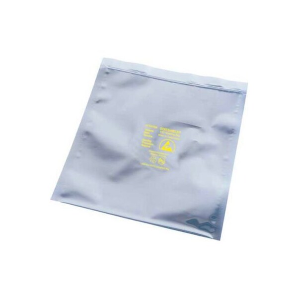 Desco Industries Desco Metal-In Zipper Bags, 12inW x 16inL, 3 Mil, Silver, 100/Pack 13700 - main